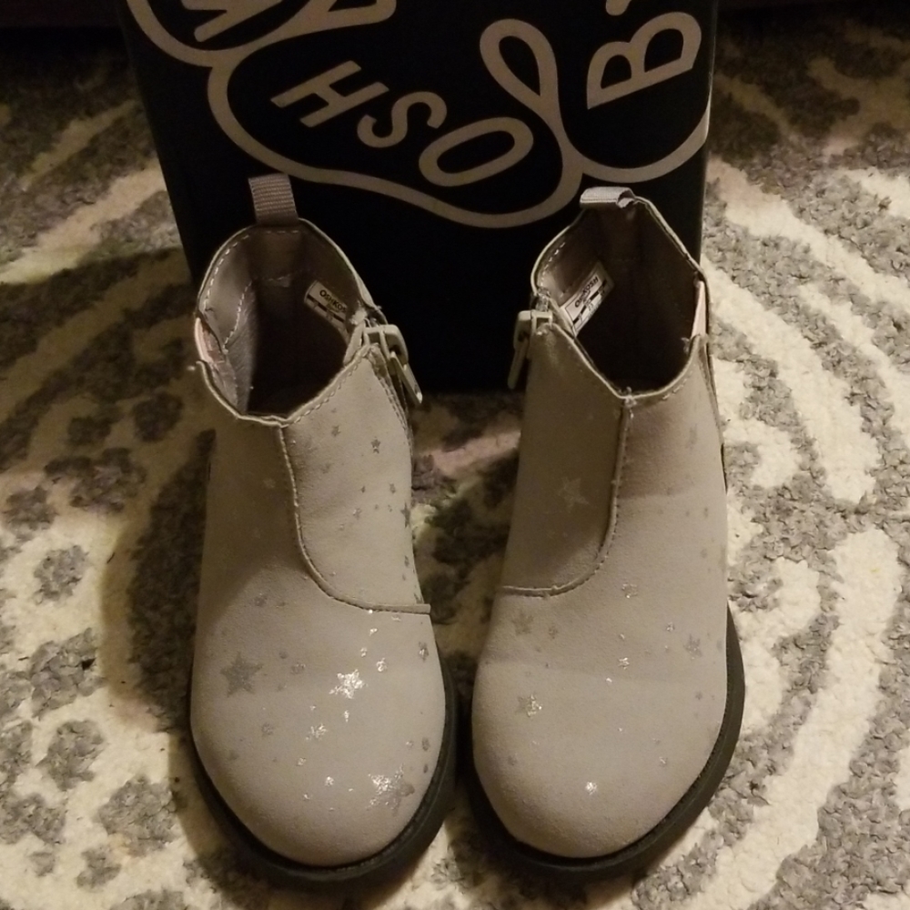 Grey Ankle Boots